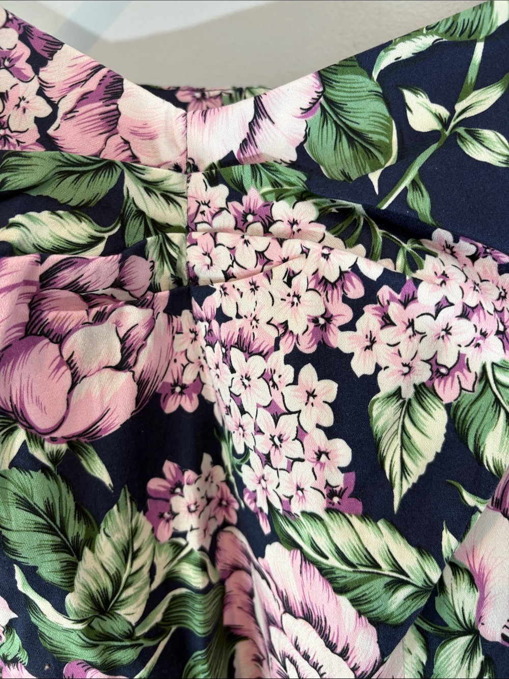 Collectif London Floral Bodycon Dress Retro Rockabilly 50s Stretch Cotton small - Picture 8 of 11